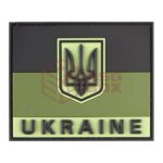 JTG Ukraine Flag Rubber Patch Forest