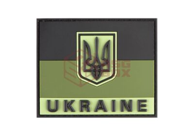 JTG Ukraine Flag Rubber Patch Forest