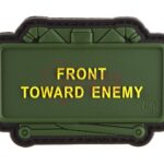 JTG Claymore Mine Rubber Patch Multicolor