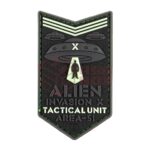 JTG Alien Invasion X-Files Patch Green