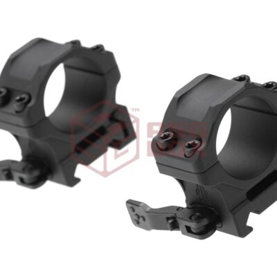 Leapers Accu-Sync QR 25.4mm Low Profile Rings Black