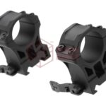 Leapers Accu-Sync QR 25.4mm High Profile Rings Black