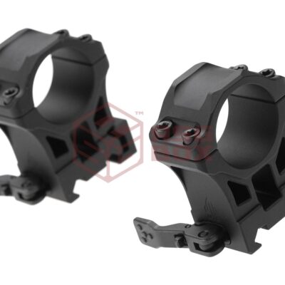 Leapers Accu-Sync QR 25.4mm High Profile Rings Black