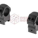 Leapers PRO 25.4mm Medium Profile P.O.I. Picatinny Rings Black