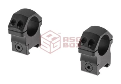 Leapers PRO 25.4mm Medium Profile P.O.I. Picatinny Rings Black