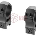 Leapers PRO 30mm High Profile P.O.I. Picatinny Rings Black
