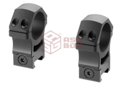 Leapers PRO 30mm High Profile P.O.I. Picatinny Rings Black