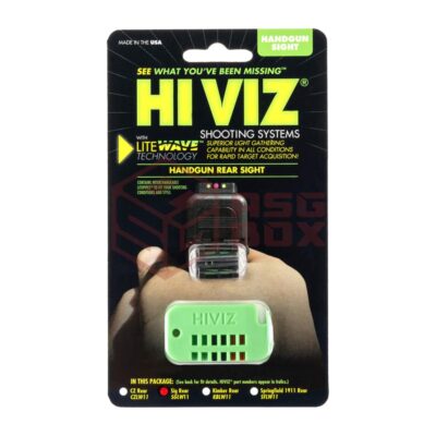 HIVIZ LiteWave Rear Sight for Sig P-Series