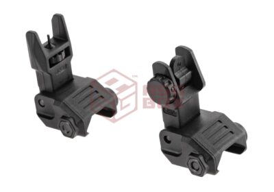 DLG Tactical High Profile Folding Sights Set Black