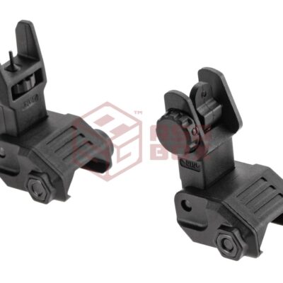 DLG Tactical High Profile Folding Sights Set Black