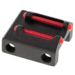 LPA Fiber Optic Rear Sight for 6-8mm Shotgun Ribs