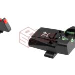 LPA Fiber Optic Sight Set for Glock 17/19
