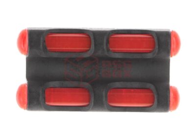 LPA Red Twin Fiber Optics Front Sight 2,6 MA Thread - obrazek 2