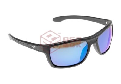 Wiley X WX Kingpin Captivate Polarized Blue Mirror Grey