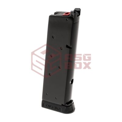 Salient Arms Magazin RED / Single Stack 1911 GBB 15rds Black