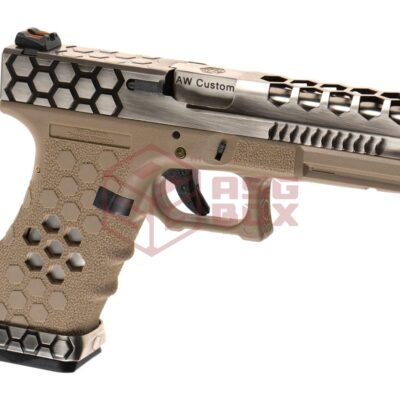 AW Custom VX0210 Hex Cut Full Metal GBB FDE