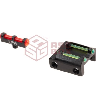 LPA Fiber Optic Sights Set for 6-8mm Shotgun Ribs BSS