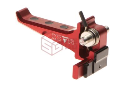 Maxx Model CNC Aluminum Advanced Speed Trigger for EVO-3 Style E Red