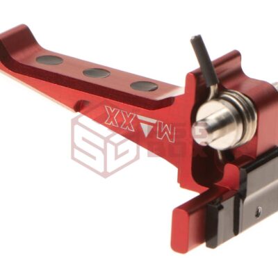 Maxx Model CNC Aluminum Advanced Speed Trigger for EVO-3 Style E Red