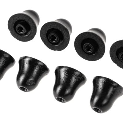 Earmor Replacement Tapered Foam Earplugs For M20T Pro / M200T / P20 / P21 Size L Black