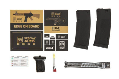 SA M4 PDW Carbine M-LOK (RRA SA-E39 EDGE(TM)) - Black/Red - obrazek 9