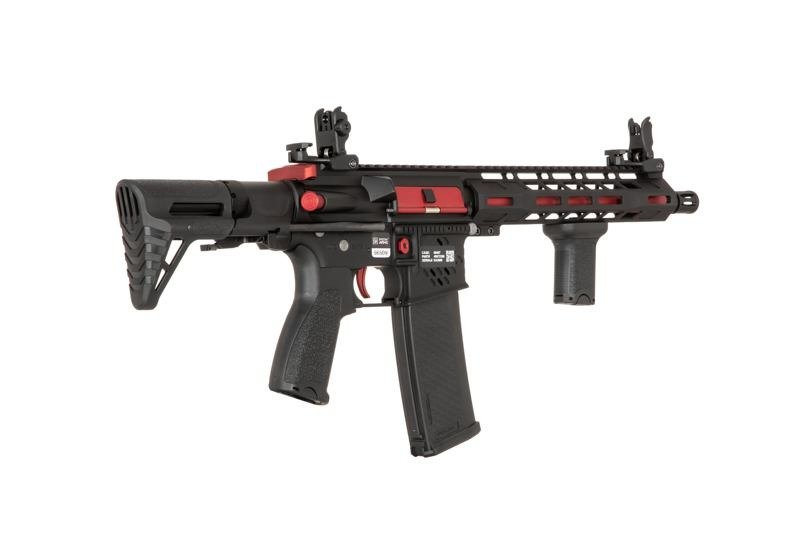 SA M4 PDW Carbine M-LOK (RRA SA-E39 EDGE(TM)) - Black/Red SPARMS086 asgbox.pl SA M4 PDW Carbine M-LOK (RRA SA-E39 EDGE(TM)) - Black/Red - obrazek 14