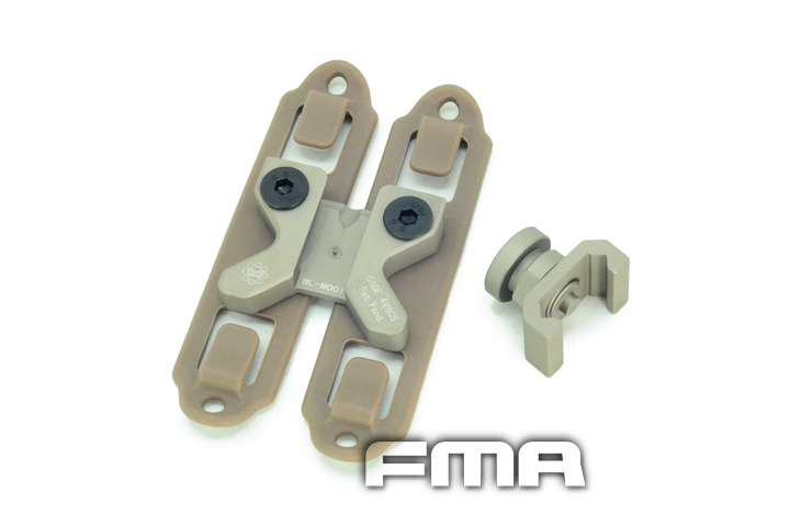 FMA MOLLE Holder WEAPONLINK with Weapon RIS Adapter - Tan OD-A-TB429 asgbox.pl FMA MOLLE Holder WEAPONLINK with Weapon RIS Adapter - Tan - obrazek 7