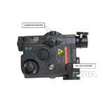 FMA AN/PEQ15 LA5-C ATPIAL Version (IR Flashlight, Red / IR Laser) - Black - obrazek 8