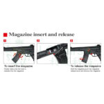 LCT HK33 / HK53 (LR-223) Mid-Cap Magazine, 130 BBs (Long) – Black - obrazek 6