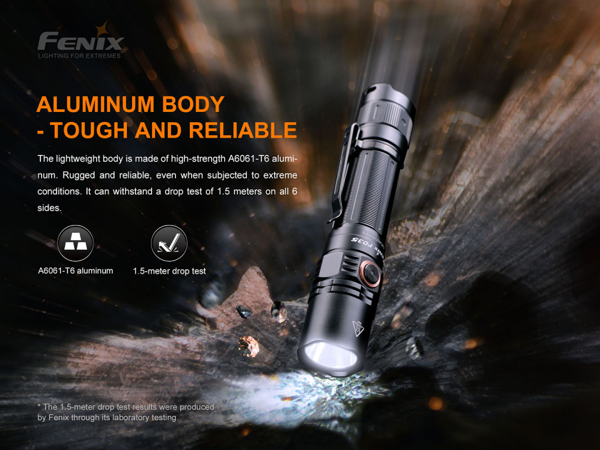 LED Flashlight Fenix PD35 V3.0 OD-A-PD35V30 asgbox.pl LED Flashlight Fenix PD35 V3.0 - obrazek 13