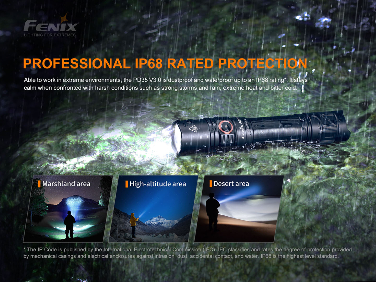LED Flashlight Fenix PD35 V3.0 OD-A-PD35V30 asgbox.pl LED Flashlight Fenix PD35 V3.0 - obrazek 14