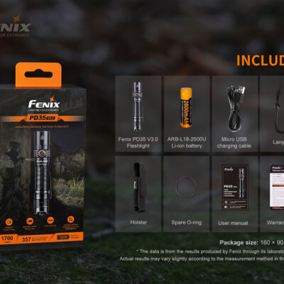 LED Flashlight Fenix PD35 V3.0 OD-A-PD35V30 asgbox.pl LED Flashlight Fenix PD35 V3.0 OD-A-PD35V30 asgbox.pl