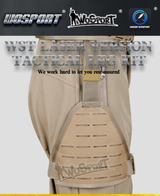 WST Tactical leg panel laser cut - Black - obrazek 6