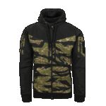 HELIKON ROGUE Hoodie (FullZip)(R) - Black/Desert Night Camo - obrazek 8