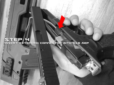 Battery extended connector for PDW-K kit - obrazek 6