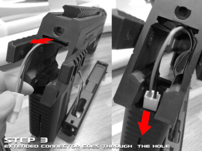Battery extended connector for PDW-K kit - obrazek 7