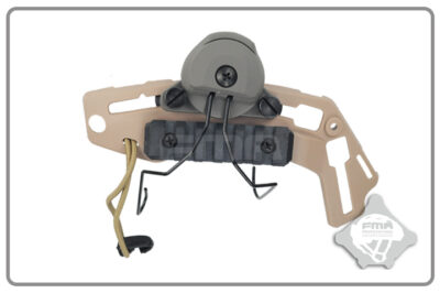 FMA EXFIL Helmet Mount for MSA Sordin Headset - Tan - obrazek 7
