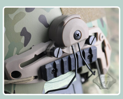 FMA EXFIL Helmet Mount for MSA Sordin Headset - Tan - obrazek 9