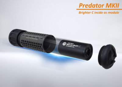 AceTech PREDATOR MKII (BRIGHTER R) QD Tracer Suppressor - Black - obrazek 7