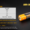 Charging battery USB Fenix 18650 3500mAh (Li-ion) OD-A-FE18650LI35USB asgbox.pl
