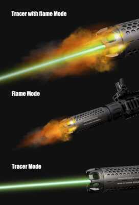 AceTech PREDATOR MKIII (BLASTER MS) QD Tracer Suppressor - Black - obrazek 8