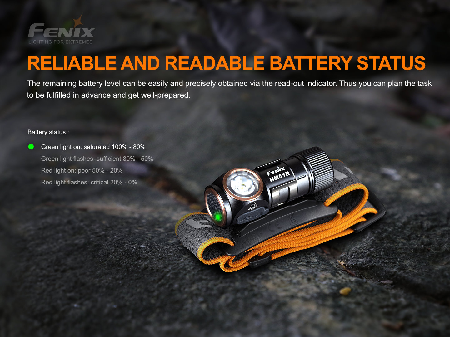 FENIX HM51R Ruby V2.0 RECHARGEABLE HEADLAMP OD-A-HM51RV20800P asgbox.pl FENIX HM51R Ruby V2.0 RECHARGEABLE HEADLAMP - obrazek 9