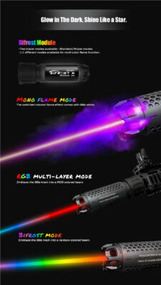 AceTech PREDATOR MKIII (BIFROST) QD Tracer Suppressor - Black - obrazek 6