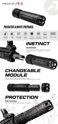 AceTech PREDATOR MKIII (BIFROST) QD Tracer Suppressor - Black - obrazek 7