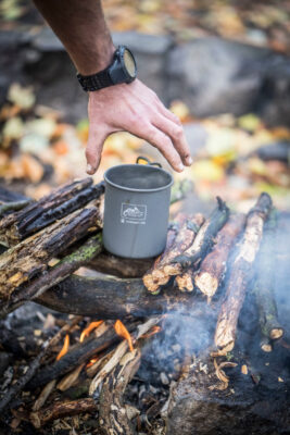HELIKON Aluminum Cup / Mug CAMP 0.85 l - Grey - obrazek 9