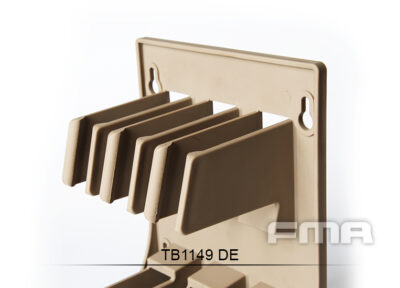 FMA Stand / Storage for 3 Magazines M4 / AR15 - Tan - obrazek 7