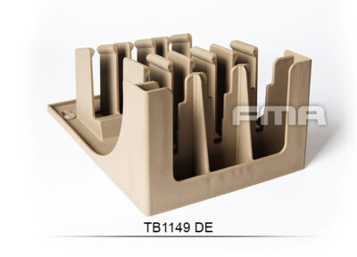 FMA Stand / Storage for 3 Magazines M4 / AR15 - Tan - obrazek 10