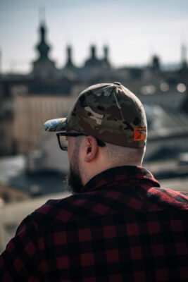 FLEXFIT Cap ANAREUS Spider logo orange - Multicam(R) - obrazek 7