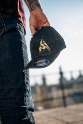 FLEXFIT Cap ANAREUS Spider logo yellow - Multicam BLACK(R) - obrazek 8