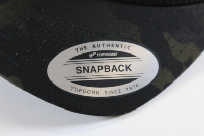 Retro Trucker Cap ANAREUS Spider logo yellow - Multicam BLACK(R) - obrazek 7